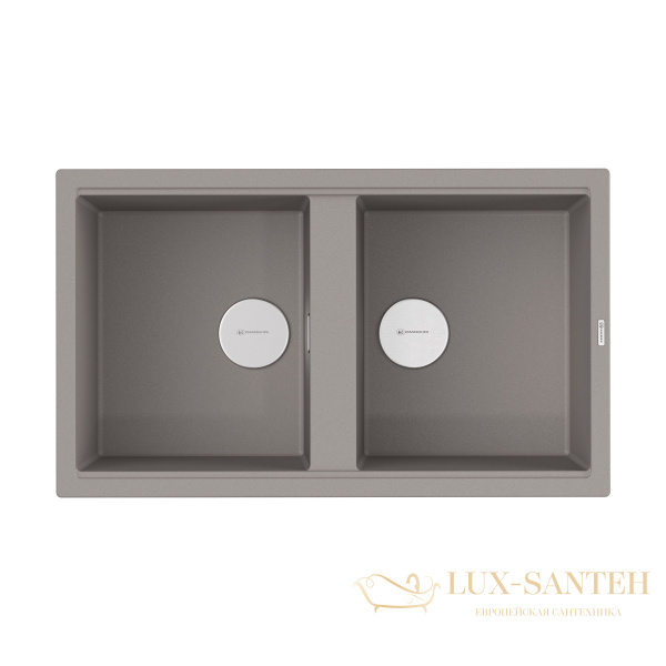 кухонная мойка omoikiri kitagawa 86-2-gr 4993491 artceramic, ленинградский серый